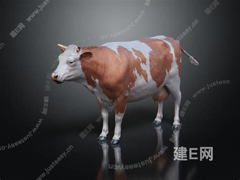 牛低聚3D模型 - TurboSquid 1127813