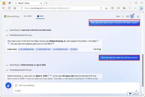 Windows 11 Bing Chat 的图像结果