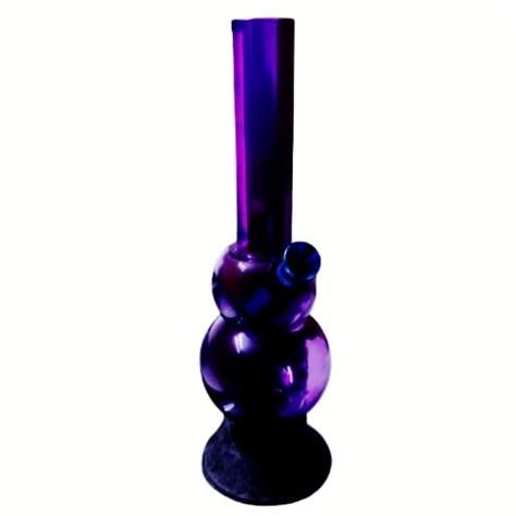 H.K. INTERNATIONAL 8 Inch Transparent Acrylic Mini Water pipe Bong ...