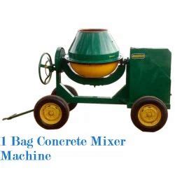 Concrete Mixer Machine - 1/4 Bag Electric and hand operated Mixer ...