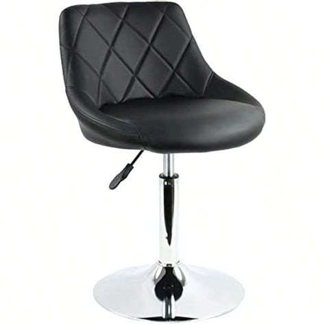 Tabouret de Bar en Cuir PU Haut Chaise de Salon de Coiffure Rotation et ...