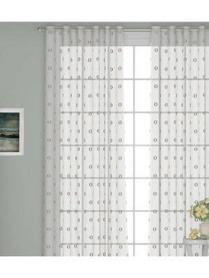 Buy GM 7 Feet Abstract Grommet Single Sheer Door Curtain Panel Online