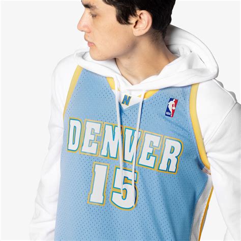 Carmelo Anthony Denver Nuggets 03-04 HWC Swingman Jersey - Light Blue ...