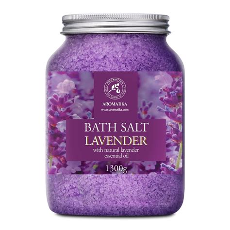 Sea Salt Lavender with Natural Lavender Essential Oil 1300g - Lavender ...