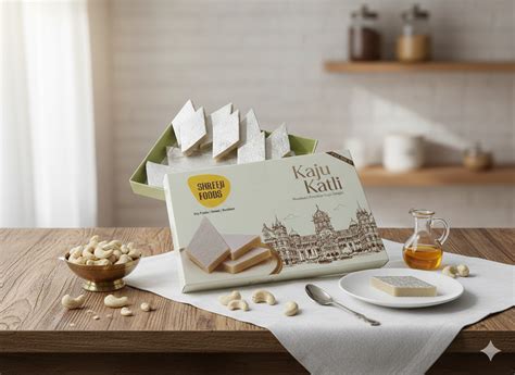 Kaju varakh Katli ,Silver coated Kaju Katli , Kaju Barfi with varakh ...