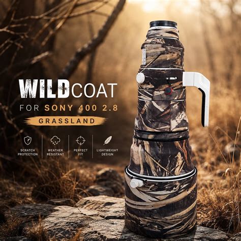 Wild Coat for Sony FE 400 mm F2.8 GM OSS – Grassland Camo – WildRoar.in