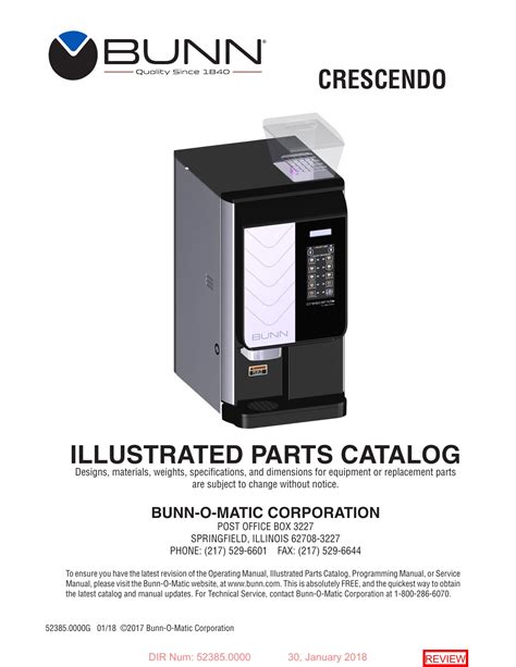 Bunn Coffee Maker Parts Diagram - BUNN LCA-2 IC Parts List and Diagram ...
