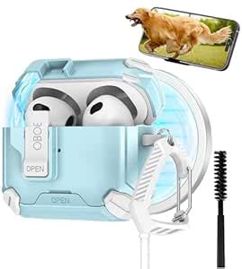 Oboe Tough Case 'Compatible with' Apple Airpods 4 Case with Phone Stand ...