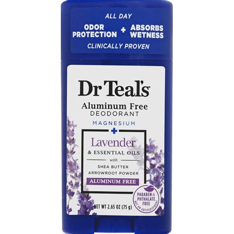 Dr Teal’s Deodorant, Aluminum Free, Lavender (2.65 oz) Delivery or ...
