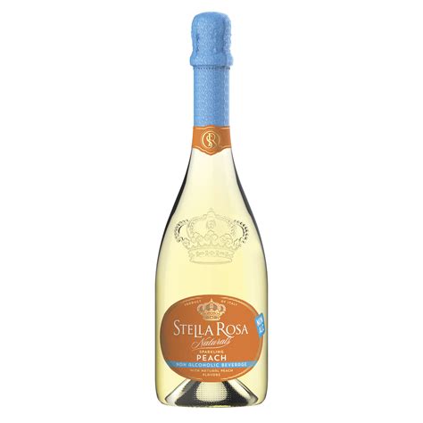 Stella Rosa Naturals Sparkling Peach Non-Alcoholic Wine 750 ml - Stella ...