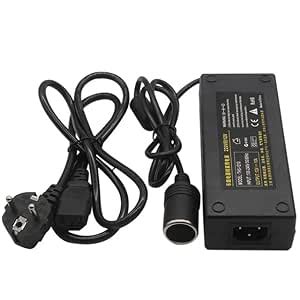 Futaba Car Cigarette Lighter Converter 220V to 12V 10A Power Adapter ...