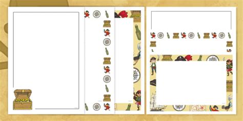 Pirate Writing Pages | Printable Primary Resources - Twinkl