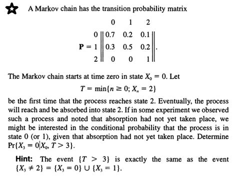 Image result for Transition Probability Matrix Markov Chain