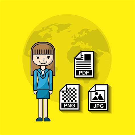 Management of electronic formats | Premium Vector