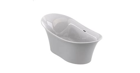 Jacuzzi VRF7133BCXXXGM Verona® 71" Solid Surface Free Standing Soaking ...