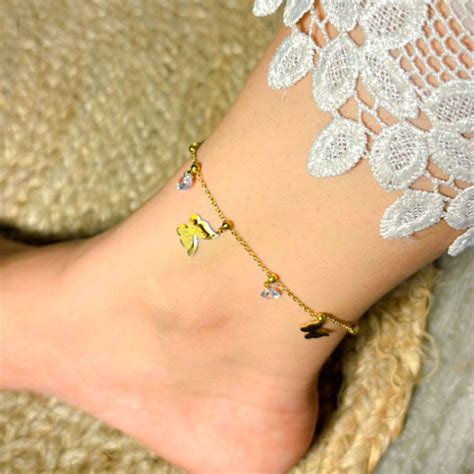 Anti Tarnish 18K Anklet | Lavender Official | 316L Stainless Steel Jewlery