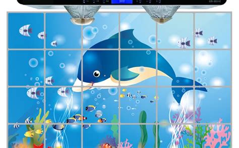 Indian Royals New Fishes Wall Tiles Stickers Waterproof, Stickers for ...
