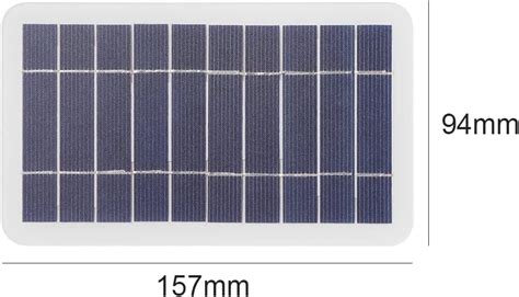 Kqcibz 5V High Power USB Solar Panel Outdoor Waterproof India | Ubuy