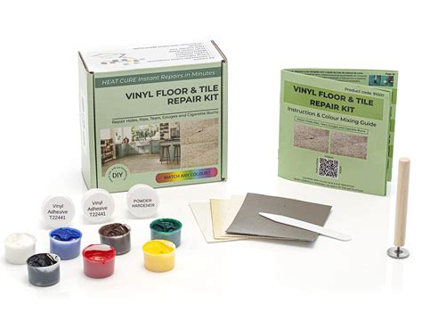 Glass Polish DIY Vinyl Floor & Vinyl Tile Repair Kit, Heat Cure for ...