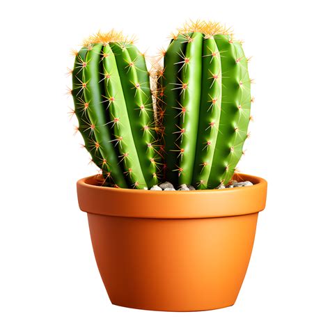 AI generated Cactus in Pot Isolated on Transparent Background 36132938 PNG