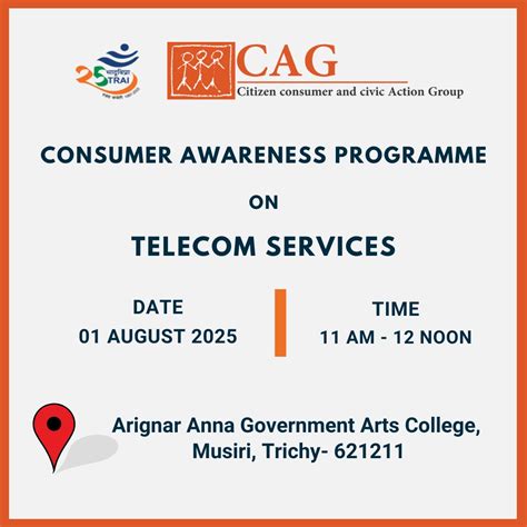 Consumer Awareness Program on Telecom Services | CAG
