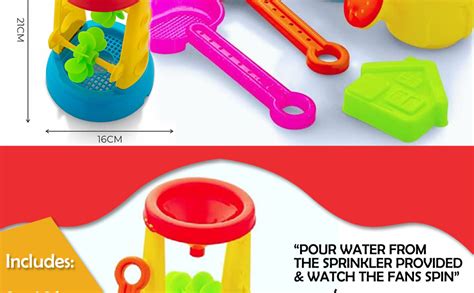 Storio Beach Sand Toys Castle Play Set