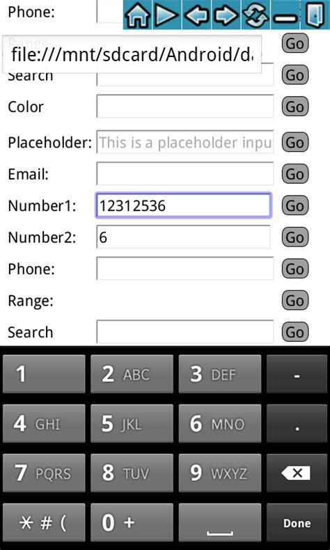 Image result for Android Native App Number Keyboard