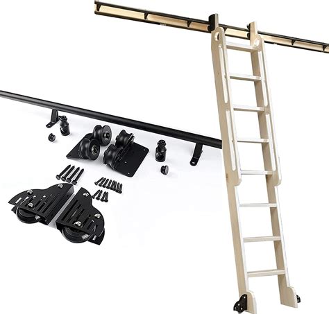 Library Sliding Ladder Hardware Kit Track/Rail (No Ladder) Rolling ...