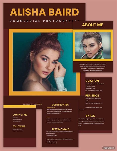 Free Photography Portfolio Templates to Customize Online