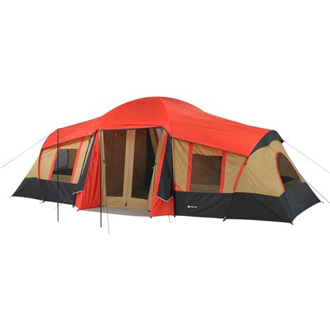 Ozark Trail 10-Person 3-Room Vacation Tent, with Shade Awning – Walmart ...