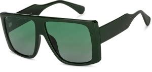 Buy VINCENT CHASE by Lenskart Wayfarer Sunglasses Green For Men & Women ...