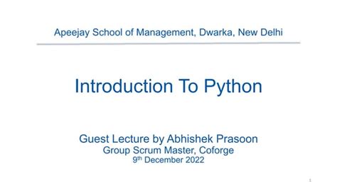 Image result for Introduction of Python Programming Language SlideShare