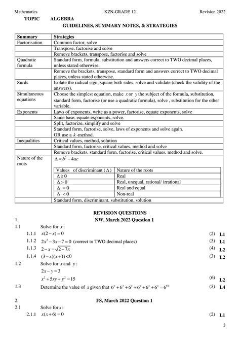Maths Grade 12 Revision 的图像结果