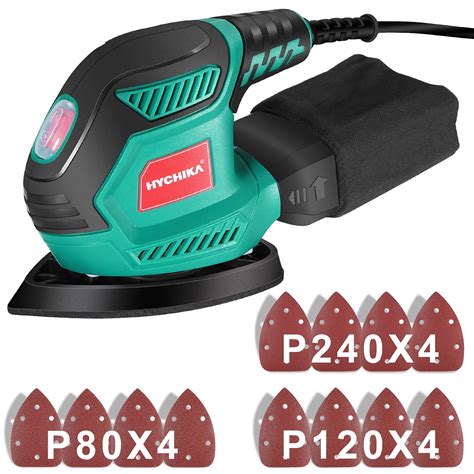 Detail Sander/ Random Orbital Sander, HYCHIKA Hand Sander with ...