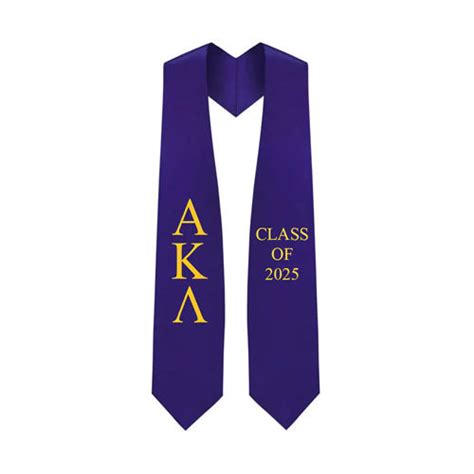 Alpha Kappa Lambda Greek Lettered Stole w/ Year – Convowear