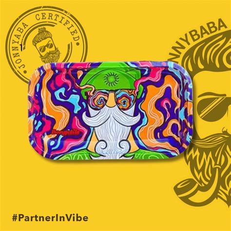 Bongchie Metal Rolling Tray - Jonnybaba – Jonnybaba Lifestyle