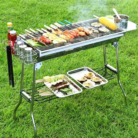 Prestige PPBW 04 Portable Barbeque with Detachable Legs, Black : Amazon ...
