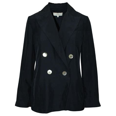 Vince navy blue blazer Silk ref.607868 - Joli Closet