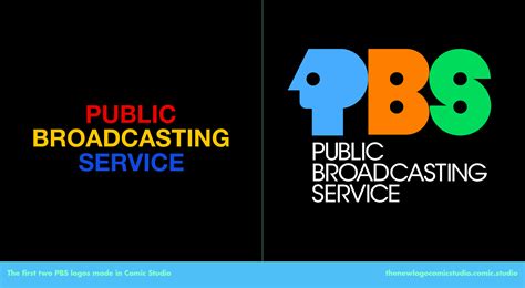 The first two PBS logos made in Comic Studio - Comic Studio