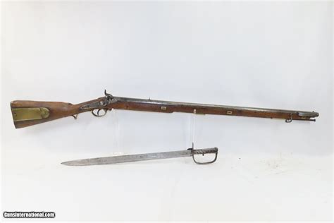 ROYAL NEPALESE Brunswick Style Smoothbore PERCUSSION Carbine SWORD ...