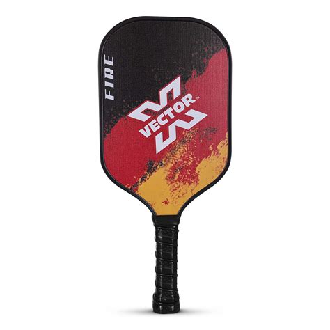 Vector X FIRE Pickle Bat, Lightweight Carbon Fiber Material, Face Hone