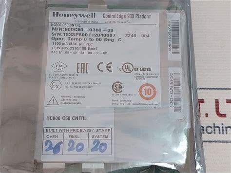 Honeywell 900C50-0360-00 Controller Cpu And Scanner Module – Aeliya ...