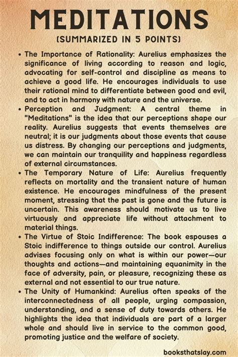 Meditations by Marcus Aurelius | Book Summary