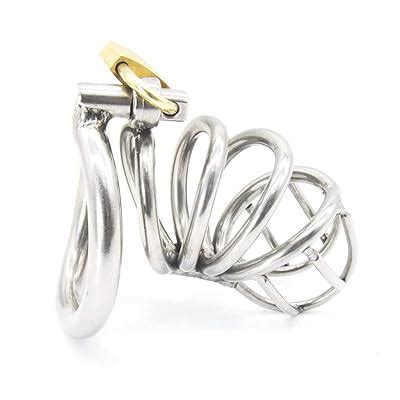 CSJ Stainless Steel Chastity Cage for Men - India | Ubuy