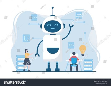Digital Robot Brain Vector Image 的图像结果