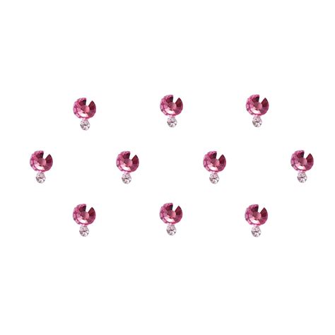 Comet Busters Beautiful Pink Bindi (6mm)(BIN220)