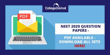 NEET 2020 Question Papers for All Codes - PDF Available - Download All ...