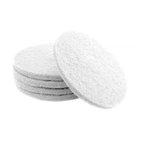 Floor Machine Pads - Super Polish - Spray Buff - 20" (50.8 cm) - White ...
