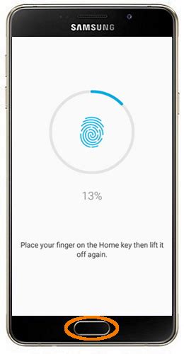 How to set and remove Fingerprint Lock in Samsung Galaxy A5-2016(SM ...