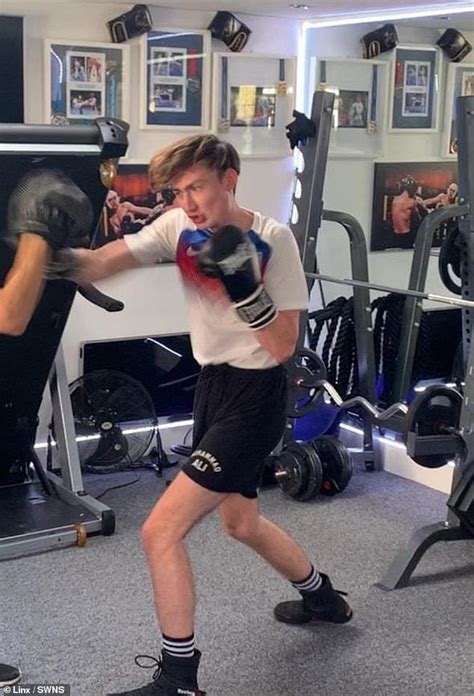 Boxer who has spent years bare-knuckle fighting has developed a square ...